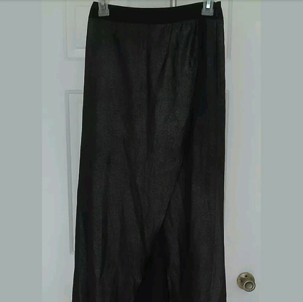Express Long Split Skirt With Mini Under Skirt